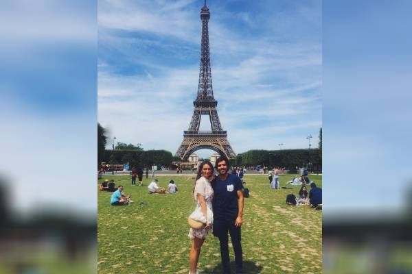 Javier Ballesteros and his partner, Carmen Hermosin went on a vacation to Paris.