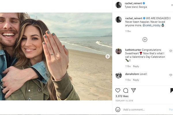 Rachel Reinert's Husband Caleb Crosby