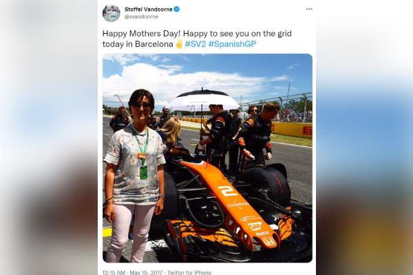 Stoffel Vandoorne's mother